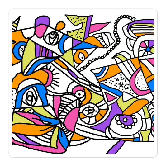 Whimsical Design Sticker