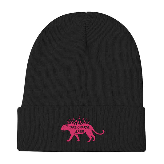 TCB Lioness Embroidered Beanie