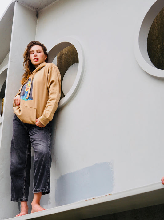 Female Abstract Face Hoodie