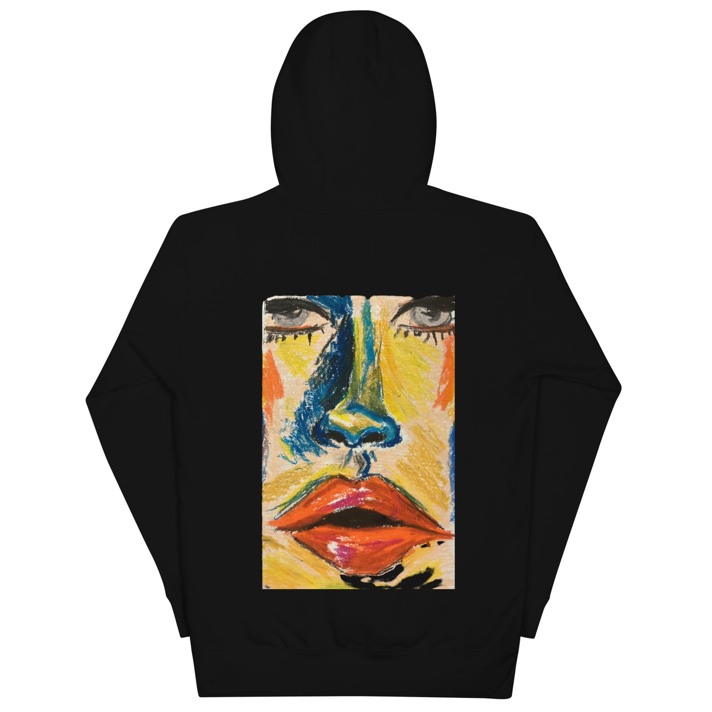 Male Abstract Face Hoodie