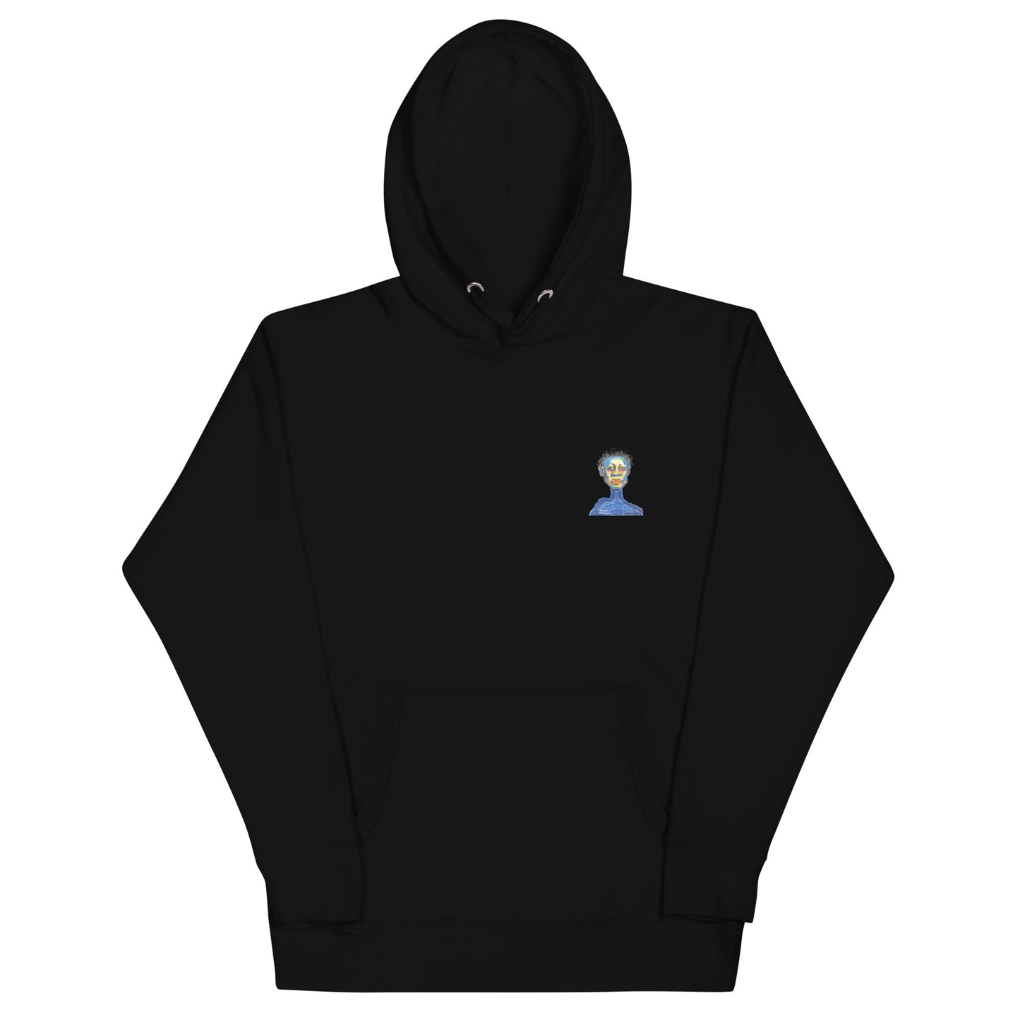 Male Abstract Face Hoodie
