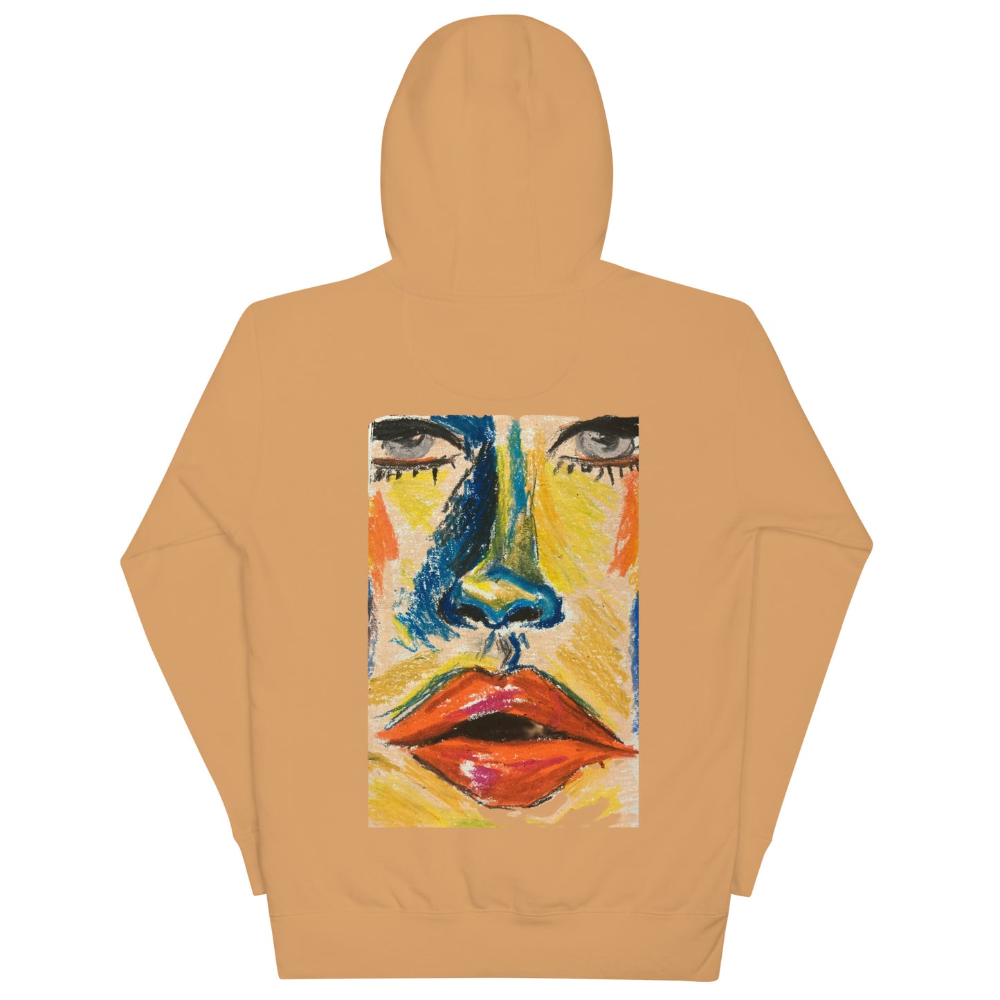 Male Abstract Face Hoodie