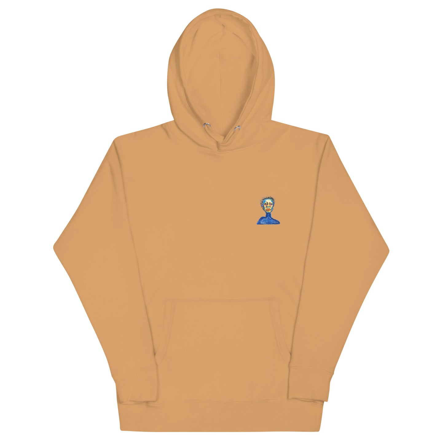Male Abstract Face Hoodie