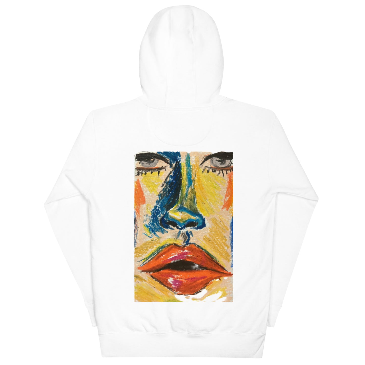 Male Abstract Face Hoodie