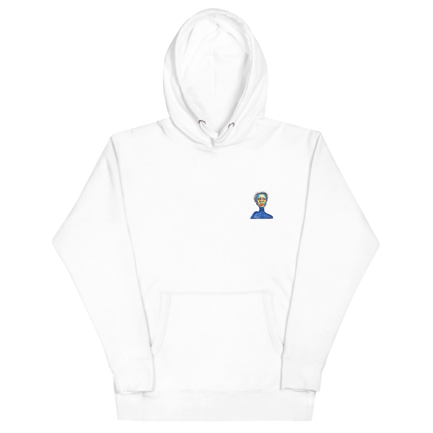 Male Abstract Face Hoodie