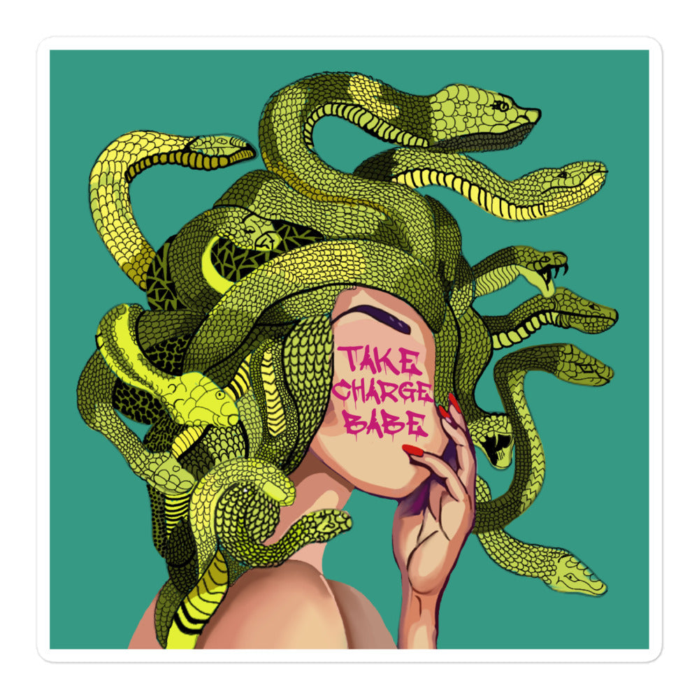 TCB Logo Sticker – takechargebabe